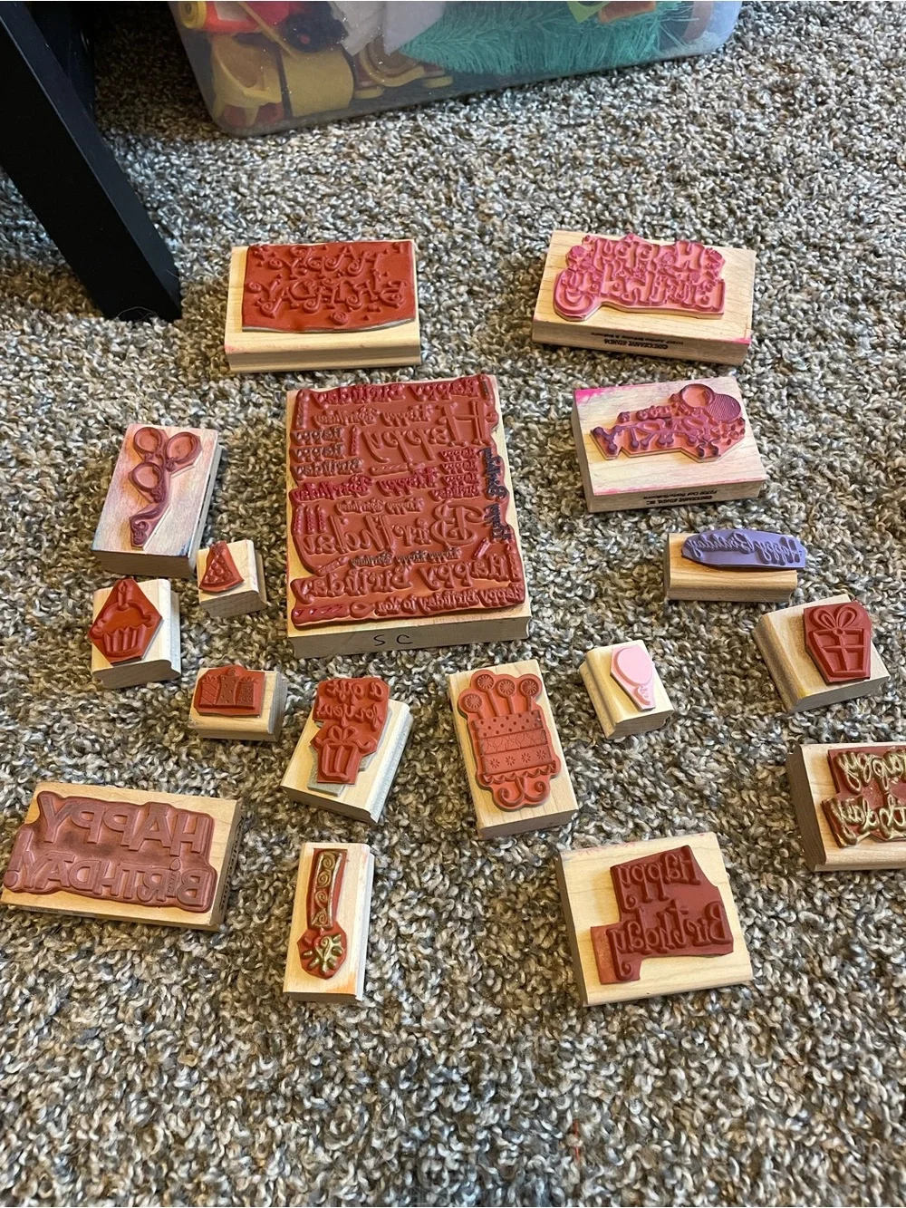 Stampin' Up! Birthday Stamps
